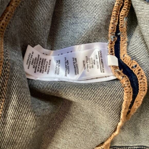 GOOD AMERICAN NEW SNAP MINI DENIUM DRESS SIZE 0 1231 - Picture 6 of 6